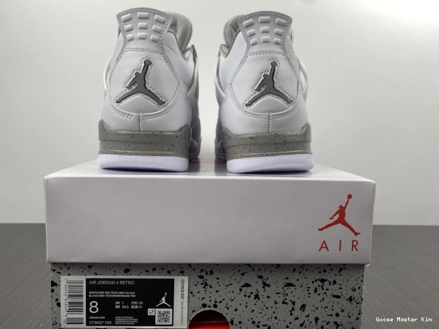(2021) CT8527-100 Retro Jordan Oreo White 4 0718